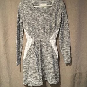Saturday Sunday Anthropologie grey knit dress with pockets